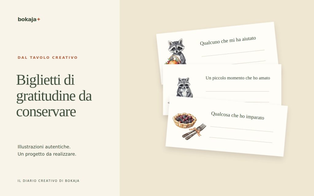 Biglietti di gratitudine per il Ringraziamento: crea un semplice set stampabile