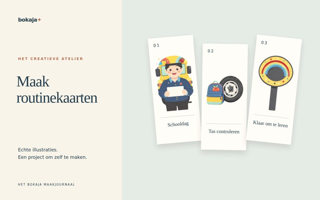 Zo maak je visuele routinekaarten voor de klas of thuis