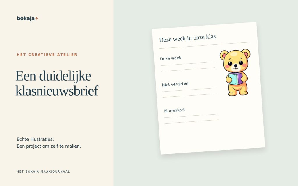Ideeën voor een klasnieuwsbrief: maak een duidelijke update op één pagina