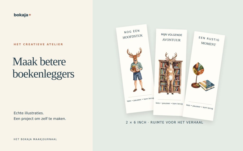 Zo maak je printbare boekenleggers met clipart