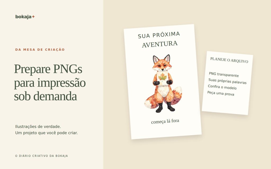 Arquivos PNG para impressão sob demanda: prepare um arquivo para seu fornecedor