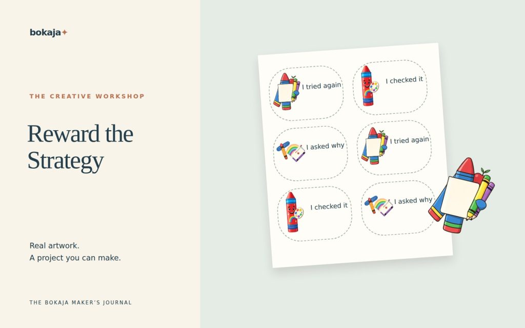 Reward the Strategy — project layouts made with Bokaja artwork